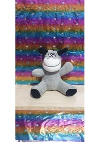 Resim Sevimli Peluş 20 Cm Eşek Uyku Arkadaşı Oyuncak Hediyelik Özür Dilerim Gri 