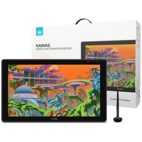 Resim Huion Kamvas 24 IPS Panel QHD 23.8 LCD Grafik Tablet 8192 Kademe Basınç Hassasiyetli, 5080LPI Çözünürlük 2560 x 1440 (HUGS2401) 