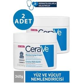 Resim Cerave Kuru ve Çok Kuru Ciltler İçin Nemlendirici Krem 2 x 340 G 