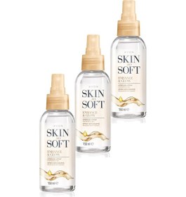 Resim Avon Skin So Soft Enhance & Glow Nemlendirici Sprey Vücut Yağı 3 x 150 ML 