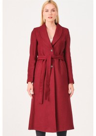 Resim Dewberry Bayan Palto Z6681 Bordo 