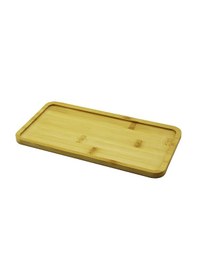 Resim Dikdörtgen Ahşap Bambu Yağdanlık Altlık 12x23.5cm 4434 