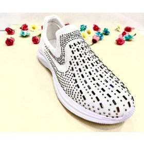 Resim Kadın Taş Işlemeli Ultra Hafif Taban Rahat Casual Ayakkabı 