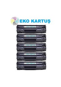 Resim Hp Laserjet Pro Mfp M125nw Ekonomik lı 5 Li Paket 83a Uyumlu 