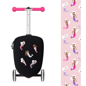 Resim Micro Scooter Luggage Junior Velcro Pink - Pembe / 2+ Yaş 