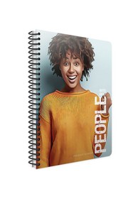 Resim Gıpta People Spiralli Pp Kapak 17x24 120 Yaprak Çizgili Defter 6260 