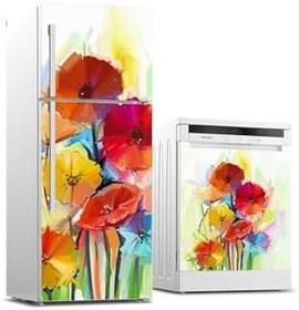 Resim Buzdolabı Ve Bulaşık Makinesi Takım Sticker 0109 