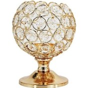 Resim Zcjb Nordic Metal Demir Kristal Şamdan Aile Yemek Masası İçin Uygundur -66085 