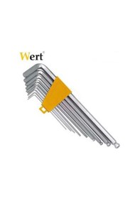 Resim Wert 2250 Allen Anahtar Seti Bilya Başlı, 9 Parça 