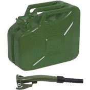 Resim Knc 10 Litre Metal Benzin Bidonu Hortum Dahil 