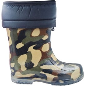 Resim fafatara Kamuflaj Desenli Yünlü Su Geçirmez Çizme -30 Derece Kadar Dayanaklı Avcı & Balıkçı Çizmesi 