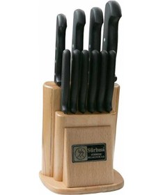 Resim Sürmene Sürbısa 61500 Natural Mutfak Bıçak Seti 10'lu Set Bakır 
