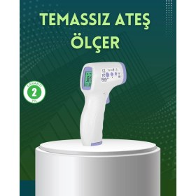 Resim Kızılötesi Temassız Ateş Ölçer LCD Ekranlı Hassas Termometre - Lisinya 