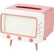 Resim Retro Telefon Tutucu Ve Peçetelik Çok Renkli 