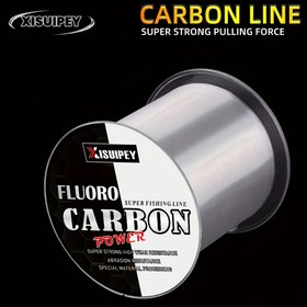 Resim XISUIPEY Ağır Hizmet Tipi Florokarbon Balık Misinası - 500m/547 Yard Ultra Pürüzsüz Güç, 1.86-15.56KG Kopma Dayanımı, Şeffaf Düşük Vis Tuzlu ve Tatlı Su için, Süper Sağlam, Sürtünmeye Dirençli, Hassas Ucu ile Büyük Boyutta Levrek, Turna, Somon, Alabalık İçin Ideal Dalga, Derin Deniz, Fly Fishing'de Mükemmel Performans Sunar. Spinning, Casting, Drag Motorları ile Tamamen Uyumludur 
