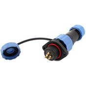 Resim Sd16 3 Pin 16Mm Su Geçirmez Konnektör Takımı - Flanşlı Panel Tipi 