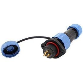 Resim Sd16 3 Pin 16Mm Su Geçirmez Konnektör Takımı - Flanşlı Panel Tipi 