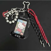 Resim Silver1 Zarif Anti-Kayıp Araba Anahtarlık Okul Çantası Çekicilik Bebek Yaratıcı Erkek ve Kadın Çift Yıldız Ayı Anahtarlık (Yurt Dışından) 