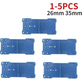 Resim Liyao Mavi 26MM 35MM 4 Adet 1-5 Adet 26MM 35MM Menteşe Deliği Delme Kılavuzu 35MM 40MM Menteşe Kurulum Jig Kapı Dolap Menteşe Deliği Bulucu Ağaç Işleme Aleti (Yurt Dışından) 
