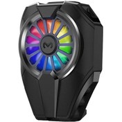 Resim Memo DL06 Rgb Led Cep Telefon Soğutma Fanı Radyatör Soğutucu 