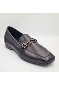 Resim Greyder 34800 Siyah Hakiki Deri Kadın Formal Casual Ayakkabı Siyah 