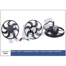 Resim KALE 355385 FAN MOTORAUDI Q7-VOLKSWAGEN TOUAREG-PORCHE CAYENNE FA 