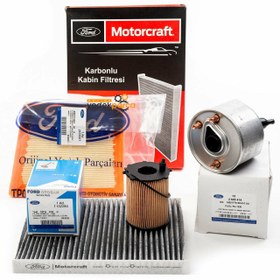 Resim Ford Fiesta 2012-2018 1.6 TDCI Periyodik Bakım Seti Motorcraft Set Orijinal 