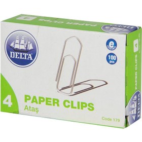 Resim Delta 179 Ataş 33 mm No:4 100 Adet - Metalik Gri 