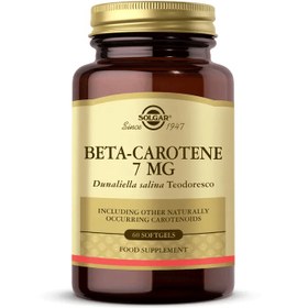 Resim Solgar Beta Carotene 7 mg 60 Yumuşak Jelatin Kapsül 