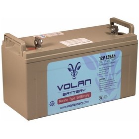 Resim 12 Volt 125 Amper Marin Jel Akü 3 Yıl Garantili - Volan Akü / 325018869 