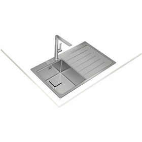 Resim Teka Zenit Rs15 1B 1D R 86 Auto Sağ Damlalıklı Tezgah Üstü Eviye 