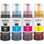 Resim Epson 103 Muadil Mürekkep Seti EcoTank L3156, L3160, L3210, L3211 Yazıcı Uyumlu 