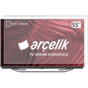 Resim Arçelik Uyumlu A55 B 820 B Tv Ekran Koruyucu - Arçelik Uyumlu 55" inç 139 cm tv ekran koruyucu Paneli 