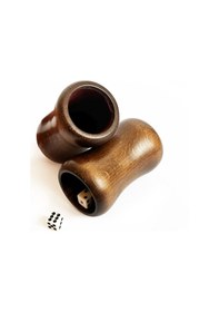 Resim Helena Wood Art Ahşap Zar Fincanı Çifti 