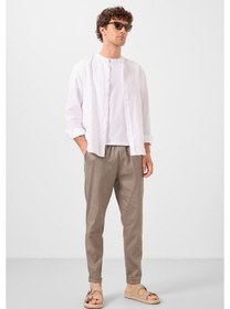 Resim Tommylife Camel Standart Fit Dokuma Hafif Esnek Chino Erkek Pantolon - 82178 Camel 