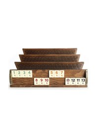 Resim Helena Wood Art Vıp Oymalı Masif Ahşap Okey Takımı Constantia 