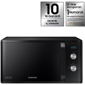 Resim Samsung MS23K3614AK 23L Mikrodalga Fırın - Siyah 