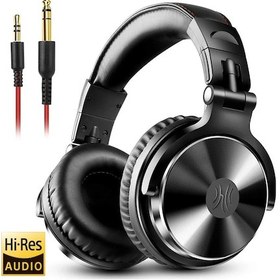 Resim Siyah Oneodio Kulak Üstü Kulaklıklar Hifi Studio Dj Kulaklık Kablolu Monitör Müzik Oyun Kulaklığı Kulaklık Telefon Bilgisayar Pc Ile Mic 