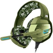 Resim RM-K5 Noble Siyah Kırmızı 7.1 Surround Sound System Usb Mikrofonlu Oyuncu Kulaklığı Rampage