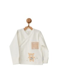 Resim Andywawa Erkek Bebek Ayıcık Motifli Mendilli Alt Üst Takım Ac22765 001 