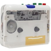 Resim Monyee Transparan Kasa Renkli Tuşlu Taşınabilir Kaset Çalar - Mp3 Dönüştürücü, Stereo Ses, Type-c Arayüzü Pil Ve Kaset Hariç Ton010s 10.1" 