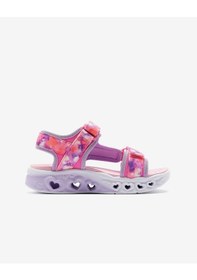 Resim Skechers Flutter Hearts Sandal-blurry Love Büyük Kız Çocuk Pembe Işıklı Sandalet 303110l Pklv Pembe 