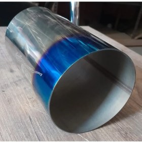 Resim Hks 100 Lük Yarım Yanık Egzoz Ucu Paslanmaz 