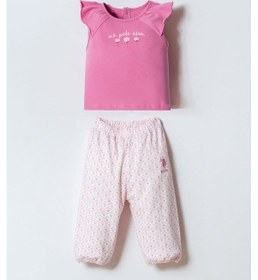 Resim U.s. Polo Assn. Kız Bebek Pembe Bebek Takım 5274-50134 Pembe 