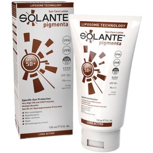 Solante Pigmenta Lekeli Ciltler Için Güneş Koruyucu Losyon - Pigmenta 50+ Sun Care Fiyatı ve Özelliklerı - Badem