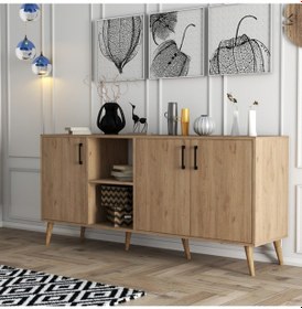 Resim 1626 EXXEN AHŞAP AYAKLI MODERN KONSOL 