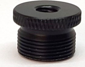 Resim Siyah 1/4 Inç Vidayı 5/8 Inç Mikrofon Vidasına Dönüştürücü Adaptör Vida 