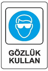 Resim İnterpano İNTER UYARI 16X24 GÖZLÜK KULLAN 303 1 ADET 