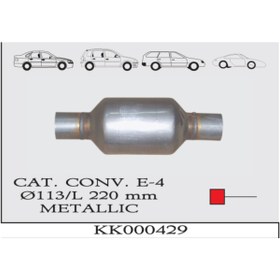 Resim NESS EXHAUST SYSTEMS Katalitik Konvektör/cat Converter 