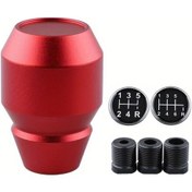 Resim Lumaworld Kırmızı 5-6 Vites Manuel Polisaj Vites Topuzu - Ergonomik Dayanıklı Hafif 
